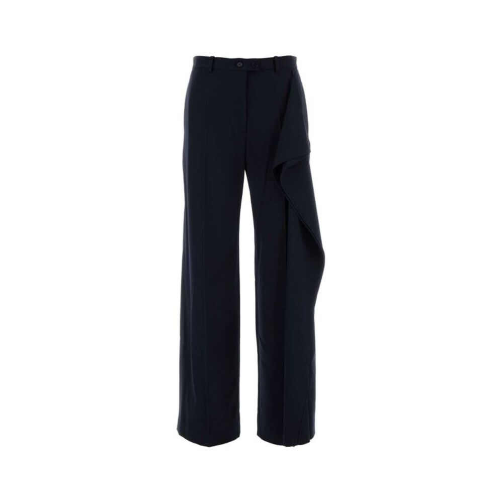 Jil Sander Women Midnight Blue Wool Pant